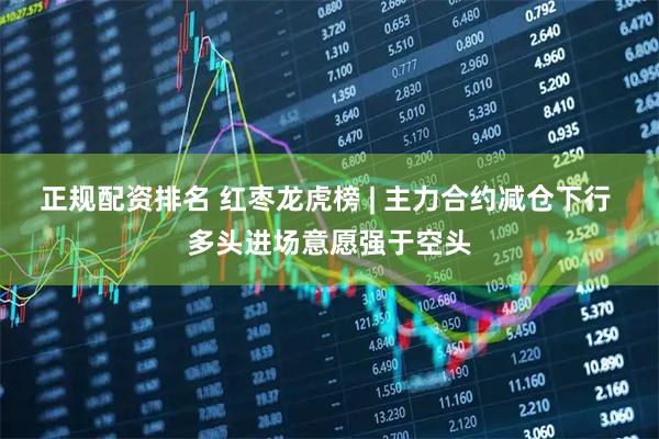 正规配资排名 红枣龙虎榜 | 主力合约减仓下行 多头进场意愿强于空头