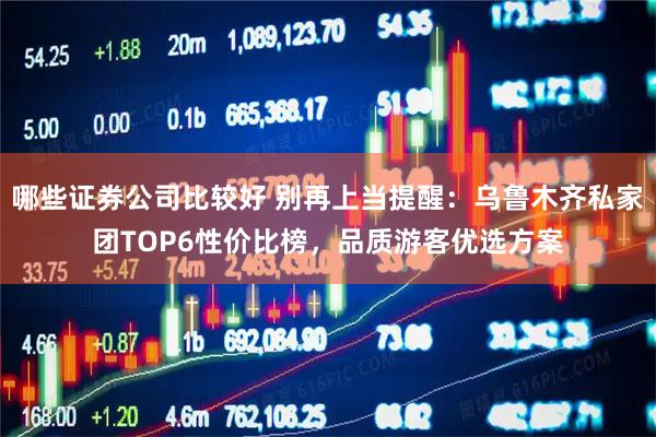 哪些证券公司比较好 别再上当提醒:乌鲁木齐私家团TOP6性价比榜,品质游客优选方案